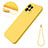 Custodia Silicone Ultra Sottile Morbida 360 Gradi Cover per Motorola Moto Edge 40 Pro 5G Giallo