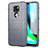 Custodia Silicone Ultra Sottile Morbida 360 Gradi Cover per Motorola Moto G9 Play Grigio