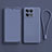 Custodia Silicone Ultra Sottile Morbida 360 Gradi Cover per OnePlus 10T 5G Grigio Lavanda