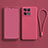 Custodia Silicone Ultra Sottile Morbida 360 Gradi Cover per OnePlus 10T 5G Rosa Caldo