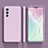 Custodia Silicone Ultra Sottile Morbida 360 Gradi Cover per OnePlus 9RT 5G Lavanda