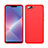 Custodia Silicone Ultra Sottile Morbida 360 Gradi Cover per Oppo A12e Rosso