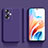 Custodia Silicone Ultra Sottile Morbida 360 Gradi Cover per Oppo A2 5G Viola