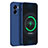 Custodia Silicone Ultra Sottile Morbida 360 Gradi Cover per Oppo A56S 5G Blu