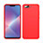 Custodia Silicone Ultra Sottile Morbida 360 Gradi Cover per Oppo AX5 Rosso