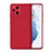 Custodia Silicone Ultra Sottile Morbida 360 Gradi Cover per Oppo Find X3 5G Rosso