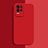 Custodia Silicone Ultra Sottile Morbida 360 Gradi Cover per Oppo K9X 5G Rosso