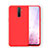 Custodia Silicone Ultra Sottile Morbida 360 Gradi Cover per Oppo Reno Ace Rosso