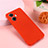 Custodia Silicone Ultra Sottile Morbida 360 Gradi Cover per Realme 10 Pro+ Plus 5G Rosso