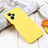 Custodia Silicone Ultra Sottile Morbida 360 Gradi Cover per Realme C35 Giallo