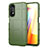 Custodia Silicone Ultra Sottile Morbida 360 Gradi Cover per Realme Narzo 30 4G Verde Militare