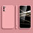 Custodia Silicone Ultra Sottile Morbida 360 Gradi Cover per Samsung Galaxy A02s Rosa