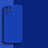Custodia Silicone Ultra Sottile Morbida 360 Gradi Cover per Samsung Galaxy A22 4G Blu