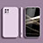 Custodia Silicone Ultra Sottile Morbida 360 Gradi Cover per Samsung Galaxy F42 5G Lavanda