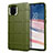 Custodia Silicone Ultra Sottile Morbida 360 Gradi Cover per Samsung Galaxy Note 10 Lite Verde