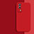 Custodia Silicone Ultra Sottile Morbida 360 Gradi Cover per Vivo iQOO Z5x 5G Rosso