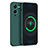 Custodia Silicone Ultra Sottile Morbida 360 Gradi Cover per Vivo V25 Pro 5G Verde Notte