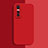 Custodia Silicone Ultra Sottile Morbida 360 Gradi Cover per Vivo Y73s 5G Rosso