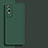 Custodia Silicone Ultra Sottile Morbida 360 Gradi Cover per Vivo Y76s 5G Verde Notte