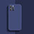 Custodia Silicone Ultra Sottile Morbida 360 Gradi Cover S01 per Apple iPhone 14 Pro Max Blu