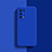 Custodia Silicone Ultra Sottile Morbida 360 Gradi Cover S01 per Oppo A54 5G Blu