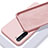Custodia Silicone Ultra Sottile Morbida 360 Gradi Cover S01 per Oppo F15 Rosa
