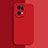 Custodia Silicone Ultra Sottile Morbida 360 Gradi Cover S01 per Oppo Find X5 Pro 5G Rosso