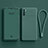 Custodia Silicone Ultra Sottile Morbida 360 Gradi Cover S01 per Oppo K9 Pro 5G Verde Notte