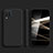 Custodia Silicone Ultra Sottile Morbida 360 Gradi Cover S01 per Samsung Galaxy F62 5G Nero