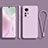 Custodia Silicone Ultra Sottile Morbida 360 Gradi Cover S01 per Xiaomi Mi 12 5G Lavanda