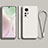 Custodia Silicone Ultra Sottile Morbida 360 Gradi Cover S01 per Xiaomi Mi 12 Pro 5G Bianco
