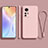 Custodia Silicone Ultra Sottile Morbida 360 Gradi Cover S01 per Xiaomi Mi 12 Pro 5G Rosa