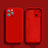 Custodia Silicone Ultra Sottile Morbida 360 Gradi Cover S02 per Apple iPhone 13 Pro Max Rosso