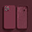 Custodia Silicone Ultra Sottile Morbida 360 Gradi Cover S02 per Apple iPhone 13 Pro Max Rosso Rosa