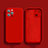 Custodia Silicone Ultra Sottile Morbida 360 Gradi Cover S02 per Apple iPhone 14 Pro Rosso