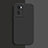 Custodia Silicone Ultra Sottile Morbida 360 Gradi Cover S02 per Oppo A36 Nero