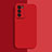 Custodia Silicone Ultra Sottile Morbida 360 Gradi Cover S02 per Oppo A55 5G Rosso