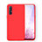 Custodia Silicone Ultra Sottile Morbida 360 Gradi Cover S02 per Oppo Find X2 Neo Rosso