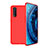 Custodia Silicone Ultra Sottile Morbida 360 Gradi Cover S02 per Oppo Find X2 Rosso