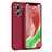 Custodia Silicone Ultra Sottile Morbida 360 Gradi Cover S02 per Oppo K10 5G Rosso