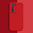 Custodia Silicone Ultra Sottile Morbida 360 Gradi Cover S02 per Oppo Reno6 Pro 5G Rosso