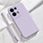 Custodia Silicone Ultra Sottile Morbida 360 Gradi Cover S02 per Oppo Reno8 5G Lavanda