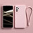 Custodia Silicone Ultra Sottile Morbida 360 Gradi Cover S02 per Samsung Galaxy A13 4G Rosa