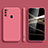 Custodia Silicone Ultra Sottile Morbida 360 Gradi Cover S02 per Samsung Galaxy M30s Rosa Caldo