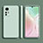 Custodia Silicone Ultra Sottile Morbida 360 Gradi Cover S02 per Xiaomi Mi 12S Pro 5G Verde Pastello