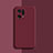 Custodia Silicone Ultra Sottile Morbida 360 Gradi Cover S03 per Oppo Find X5 5G Rosso Rosa