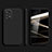 Custodia Silicone Ultra Sottile Morbida 360 Gradi Cover S03 per Samsung Galaxy A72 4G Nero