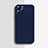 Custodia Silicone Ultra Sottile Morbida 360 Gradi Cover S04 per Apple iPhone 15 Pro Blu