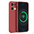 Custodia Silicone Ultra Sottile Morbida 360 Gradi Cover S04 per Oppo Reno8 Pro+ Plus 5G Rosso