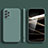Custodia Silicone Ultra Sottile Morbida 360 Gradi Cover S04 per Samsung Galaxy A23 4G Verde Notte